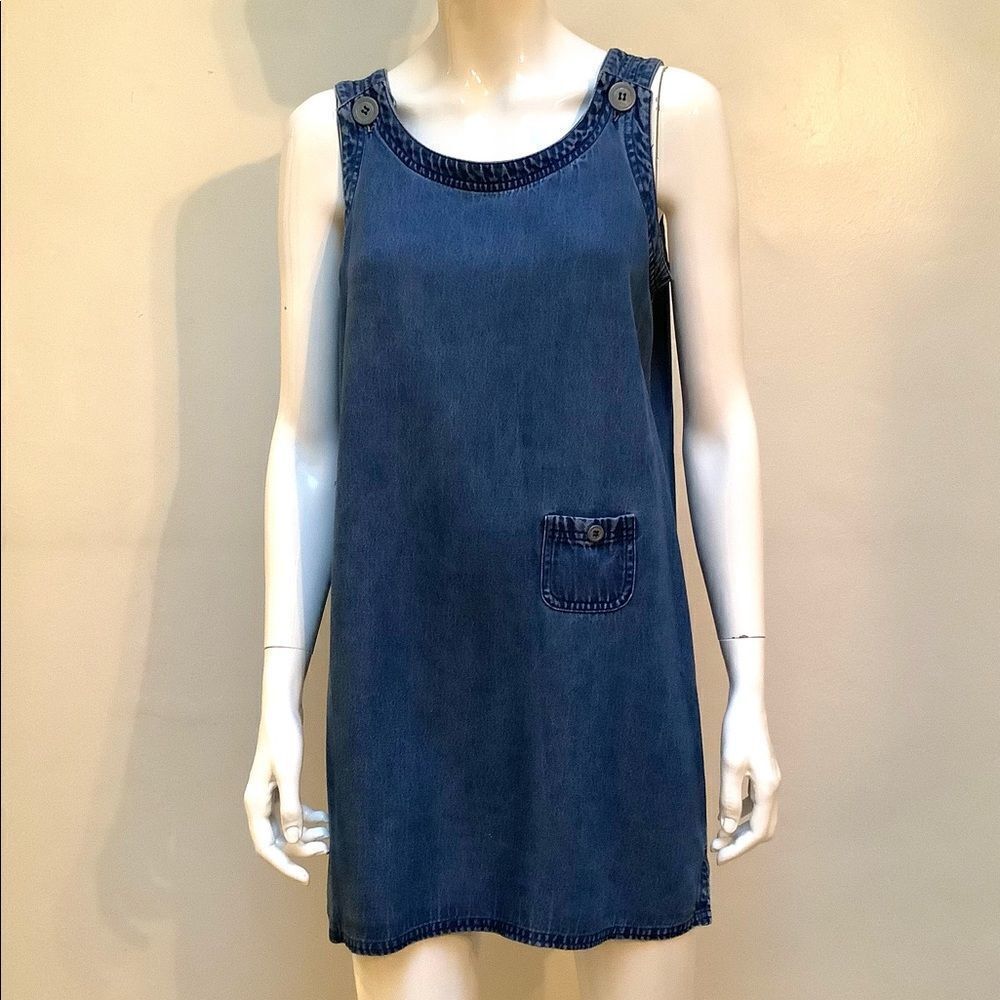 David Dart Denim Sheath Dress Medium